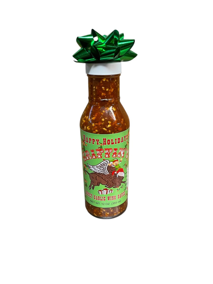 Honey Garlic 12oz Holiday Bottle